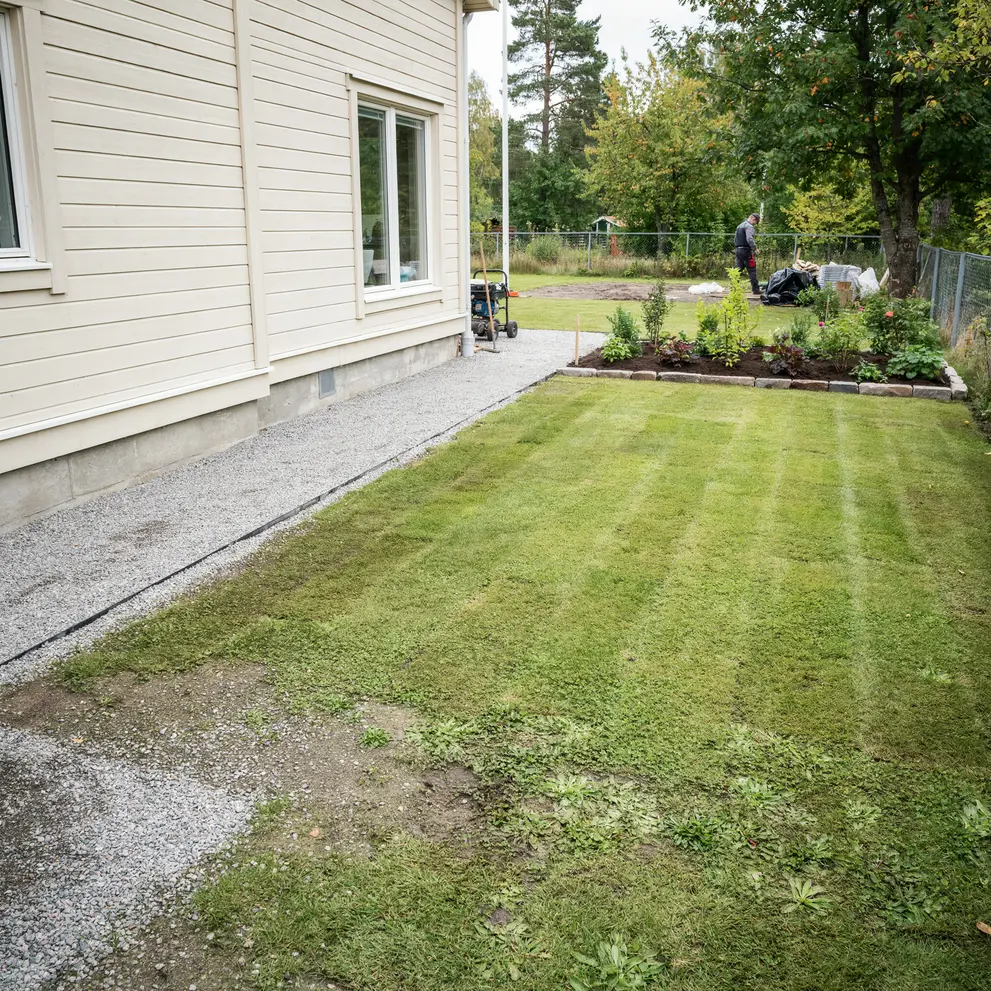 tradgardsanlaggning i bromma